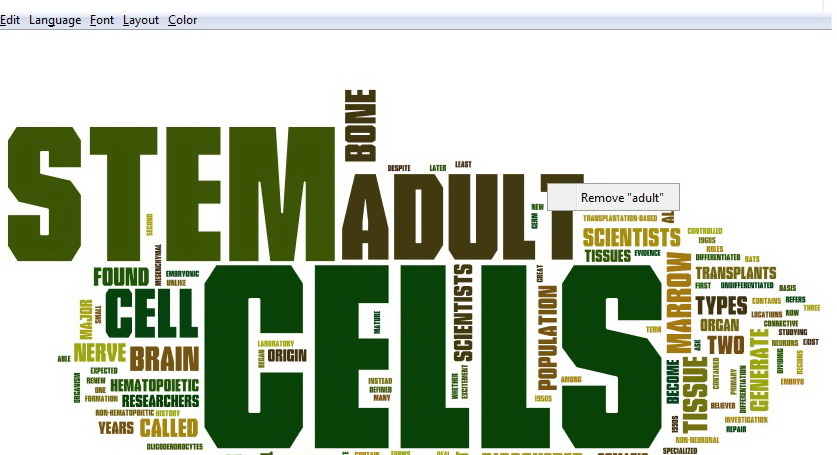 Visual eloquency with Wordle word clouds – Crastina